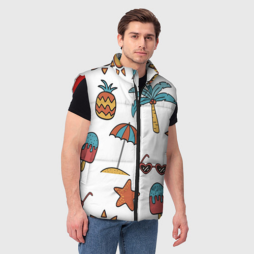 Мужской жилет Отпуск / 3D-Красный – фото 3