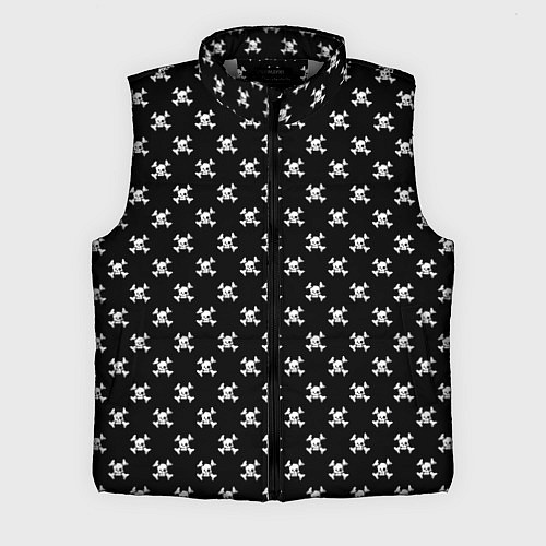 Мужской жилет Черепа / 3D-Светло-серый – фото 1