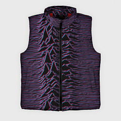 Мужской жилет Joy Division Glitch, цвет: 3D-красный