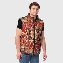 Мужской жилет Ковер на стене, цвет: 3D-черный — фото 2