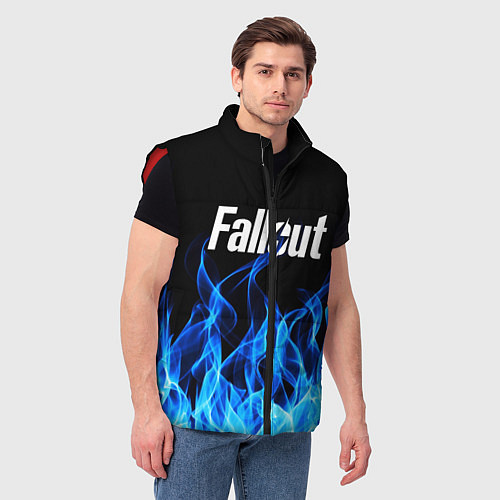 Мужской жилет FALLOUT / 3D-Красный – фото 3