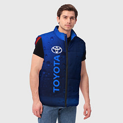 Мужской жилет TOYOTA ТОЙОТА, цвет: 3D-красный — фото 2