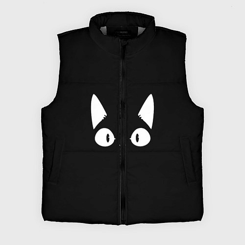 Мужской жилет Кошачья мордочка / 3D-Светло-серый – фото 1