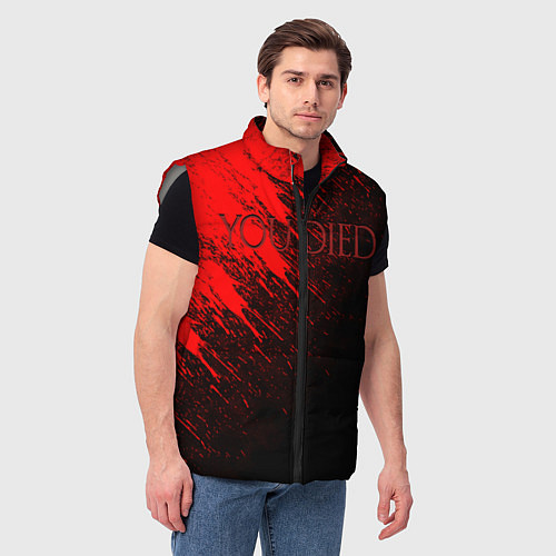 Мужской жилет DARK SOULS / 3D-Светло-серый – фото 3