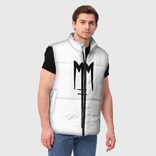 Мужской жилет Marilyn Manson / 3D-Черный – фото 3