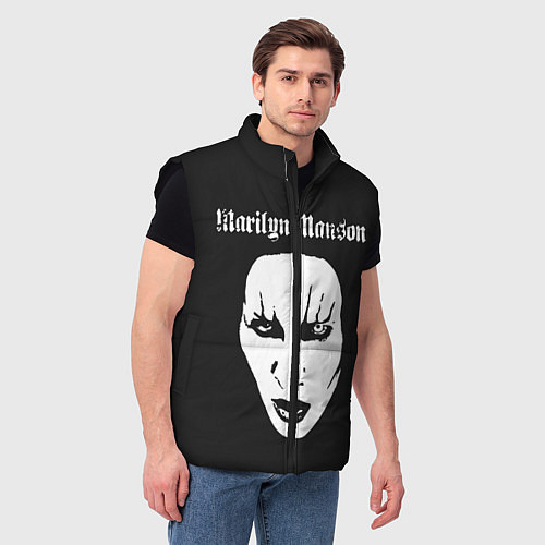 Мужской жилет Marilyn Manson / 3D-Черный – фото 3