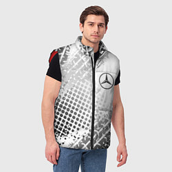Мужской жилет Mercedes-Benz, цвет: 3D-красный — фото 2