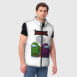 Мужской жилет Among Us, цвет: 3D-черный — фото 2
