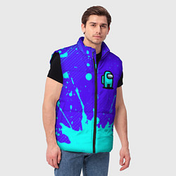 Мужской жилет AMONG US АМОНГ АС, цвет: 3D-черный — фото 2
