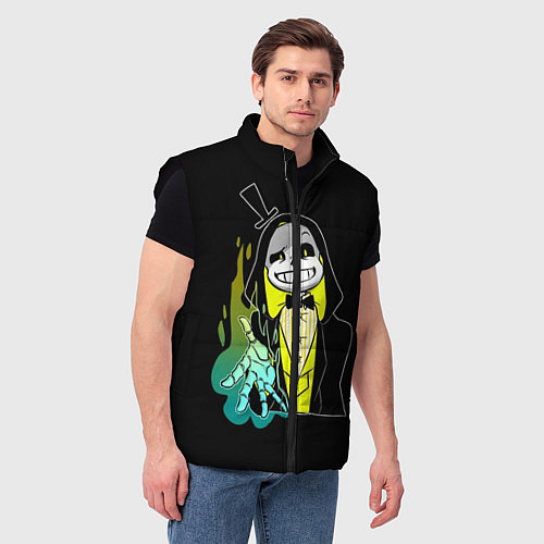 Мужской жилет UNDERTALE / 3D-Черный – фото 3