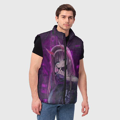 Мужской жилет Zero Two in mask / 3D-Черный – фото 3