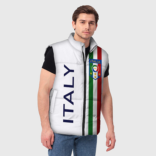 Мужской жилет СБОРНАЯ ИТАЛИИ / 3D-Черный – фото 3