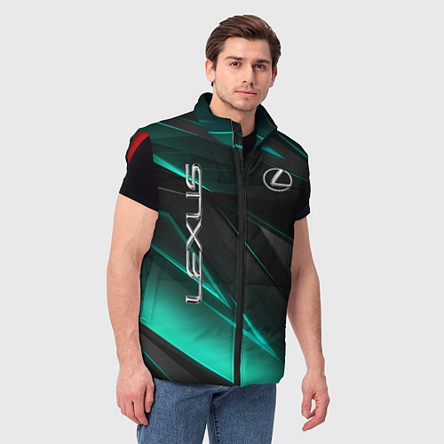 Мужской жилет Lexus / 3D-Красный – фото 3