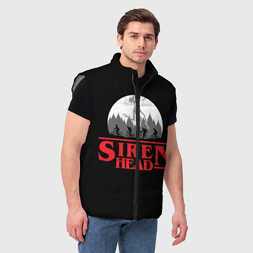Мужской жилет Siren Head / 3D-Светло-серый – фото 3