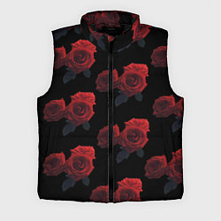 Мужской жилет Роза, цвет: 3D-черный