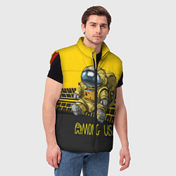 Мужской жилет Among Us, цвет: 3D-красный — фото 2