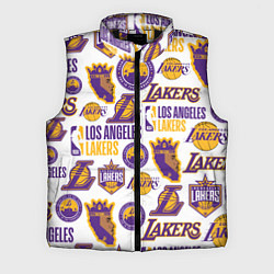 Мужской жилет LAKERS LOGO, цвет: 3D-черный