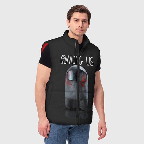 Мужской жилет AMONG US / 3D-Красный – фото 3