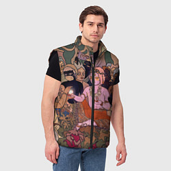 Мужской жилет BRING ME THE HORIZON ART, цвет: 3D-черный — фото 2