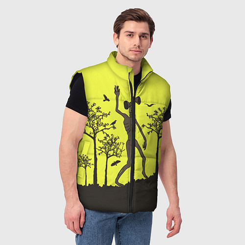 Мужской жилет Siren Head / 3D-Черный – фото 3
