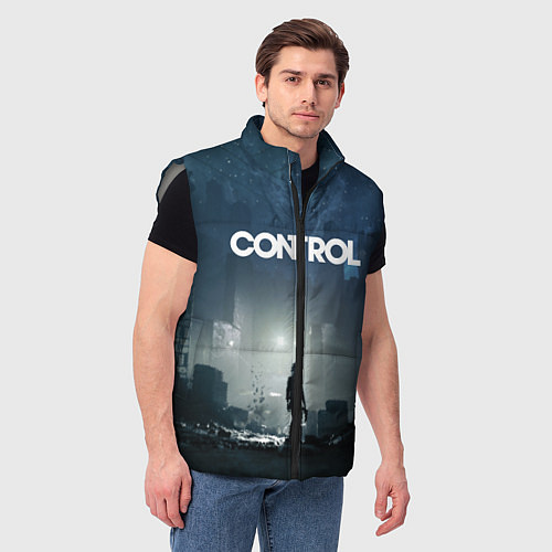 Мужской жилет Control Контрол / 3D-Светло-серый – фото 3