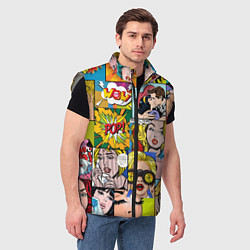 Мужской жилет Pop Art, цвет: 3D-светло-серый — фото 2