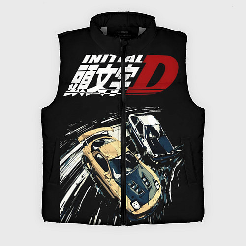 Мужской жилет Initial D Z / 3D-Светло-серый – фото 1