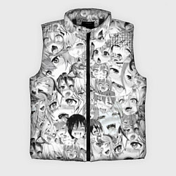 Мужской жилет Ahegao monochrome, цвет: 3D-черный