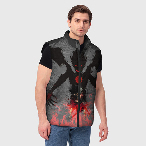 Мужской жилет Черный клевер / 3D-Черный – фото 3