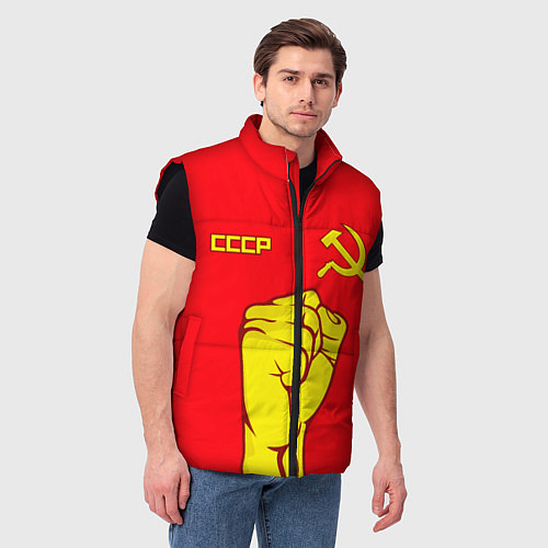 Мужской жилет СССР / 3D-Черный – фото 3