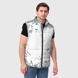 Мужской жилет Разбитое стекло, цвет: 3D-черный — фото 2