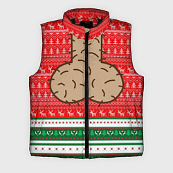 Мужской жилет НОВЫЙ ГОД LITTLE BIG, цвет: 3D-черный