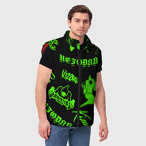 Мужской жилет KIZARU HAUNTED FAMILY / 3D-Красный – фото 3