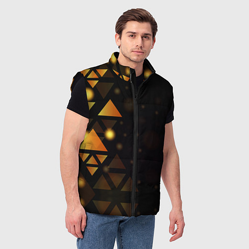 Мужской жилет Geometry / 3D-Черный – фото 3