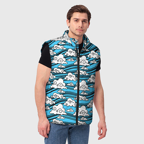 Мужской жилет КИМОНО ТАНДЖИРО / 3D-Черный – фото 3