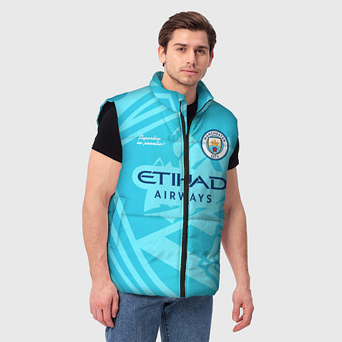 Мужской жилет MANCHESTER CITY / 3D-Черный – фото 3