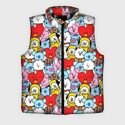 Мужской жилет BT21 BTS, цвет: 3D-черный