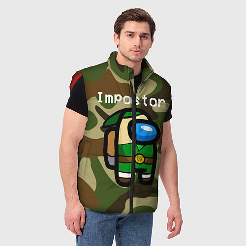 Мужской жилет Hero be sus / 3D-Красный – фото 3