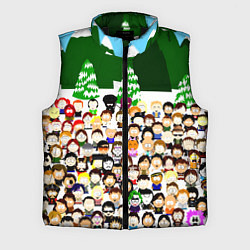 Мужской жилет Южный Парк South Park, цвет: 3D-черный