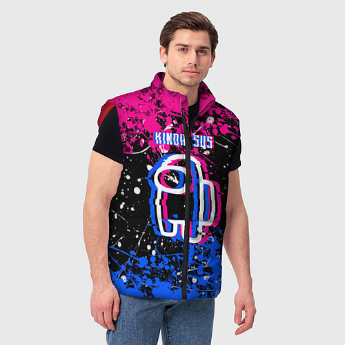 Мужской жилет AMONG US / 3D-Красный – фото 3