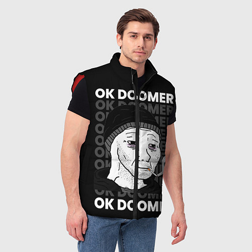 Мужской жилет OK DOOMER / 3D-Красный – фото 3