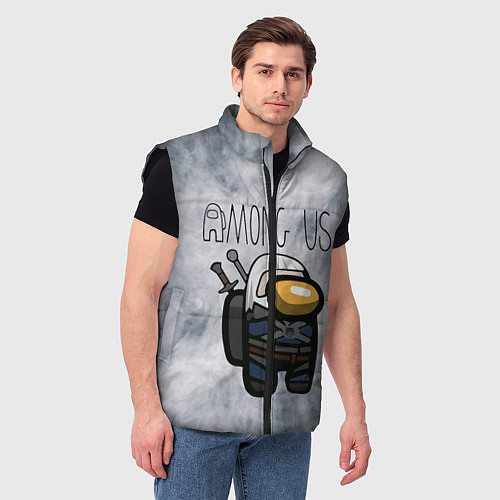 Мужской жилет Among Us x The Witcher Z / 3D-Черный – фото 3