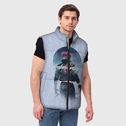 Мужской жилет Cyberpunk 2077, цвет: 3D-черный — фото 2