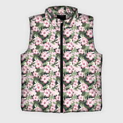 Мужской жилет Камуфляж из цветов, цвет: 3D-светло-серый