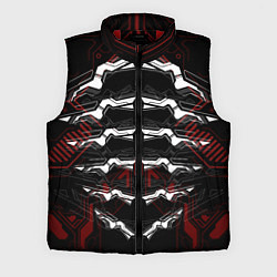 Мужской жилет Цифровой киберскелет, цвет: 3D-красный