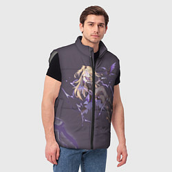 Мужской жилет Genshin Impact, цвет: 3D-светло-серый — фото 2