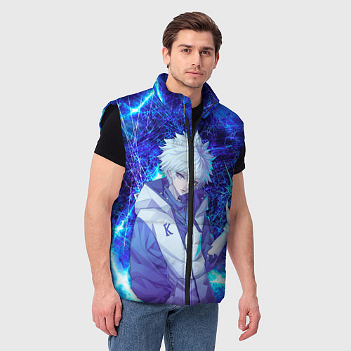Мужской жилет Киллуа Золдик / 3D-Черный – фото 3