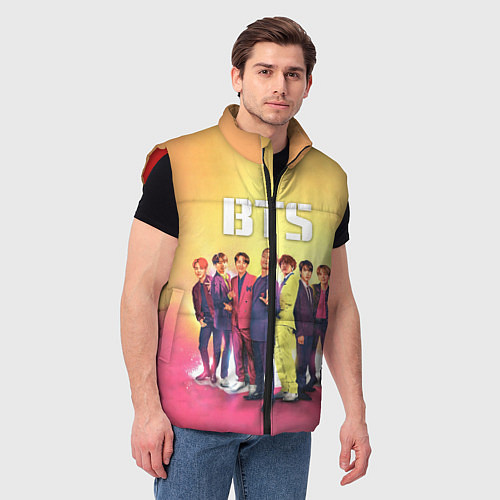 Мужской жилет BTS / 3D-Красный – фото 3