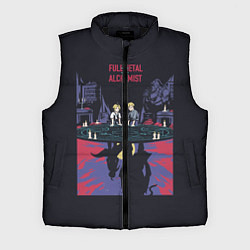 Мужской жилет Стальной Алхимик, цвет: 3D-черный