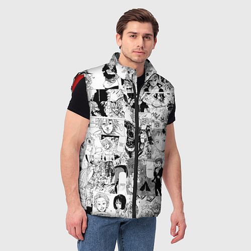 Мужской жилет Семь смертных грехов / 3D-Красный – фото 3